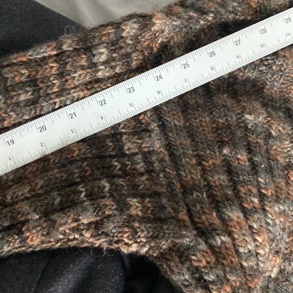 Mr. Porter Mock Turtle Neck Sweater Knitted Wool & Cashmere Size M - Picture 12 of 14